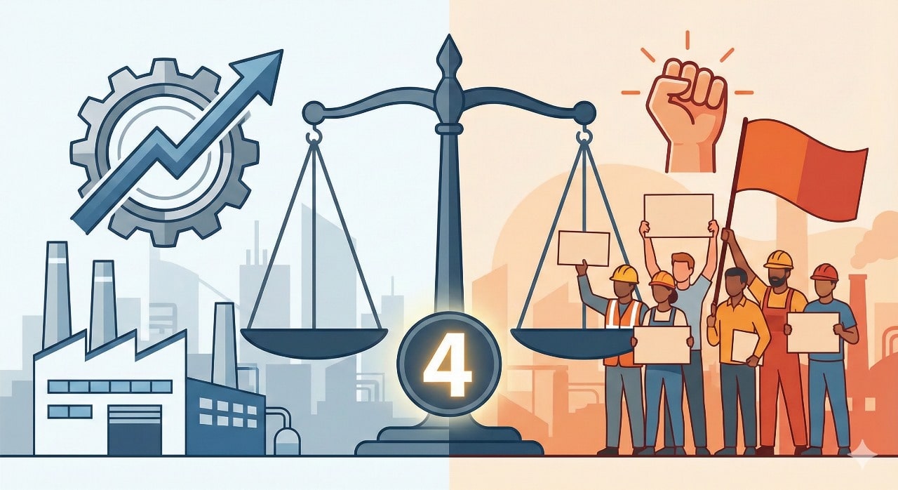 భారత ఆర్థిక ముఖచిత్రాన్ని మార్చనున్న 4 కొత్త లేబర్ కోడ్స్ 2025: పూర్తి విశ్లేషణ.