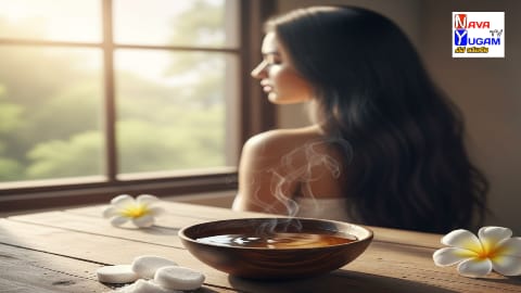 Natural Hair Care with Camphor and Coconut Oil