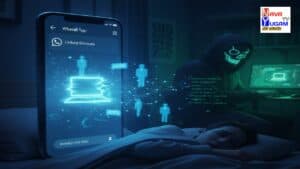 WhatsApp linked devices screen showing a ghost pairing session warning