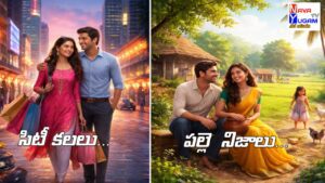 City vs Village Life:సిటీ కలలు… పల్లె నిజాలు – అరుణ జీవిత కథ. 3 City vs Village Life
